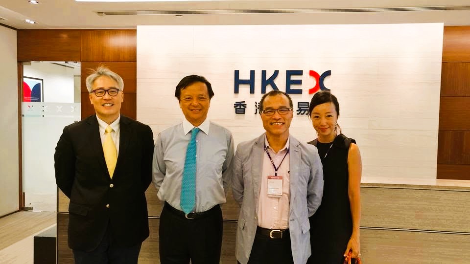 Tony Tong HKBA meeting Charles Li XiaoJia CEO of HKEX